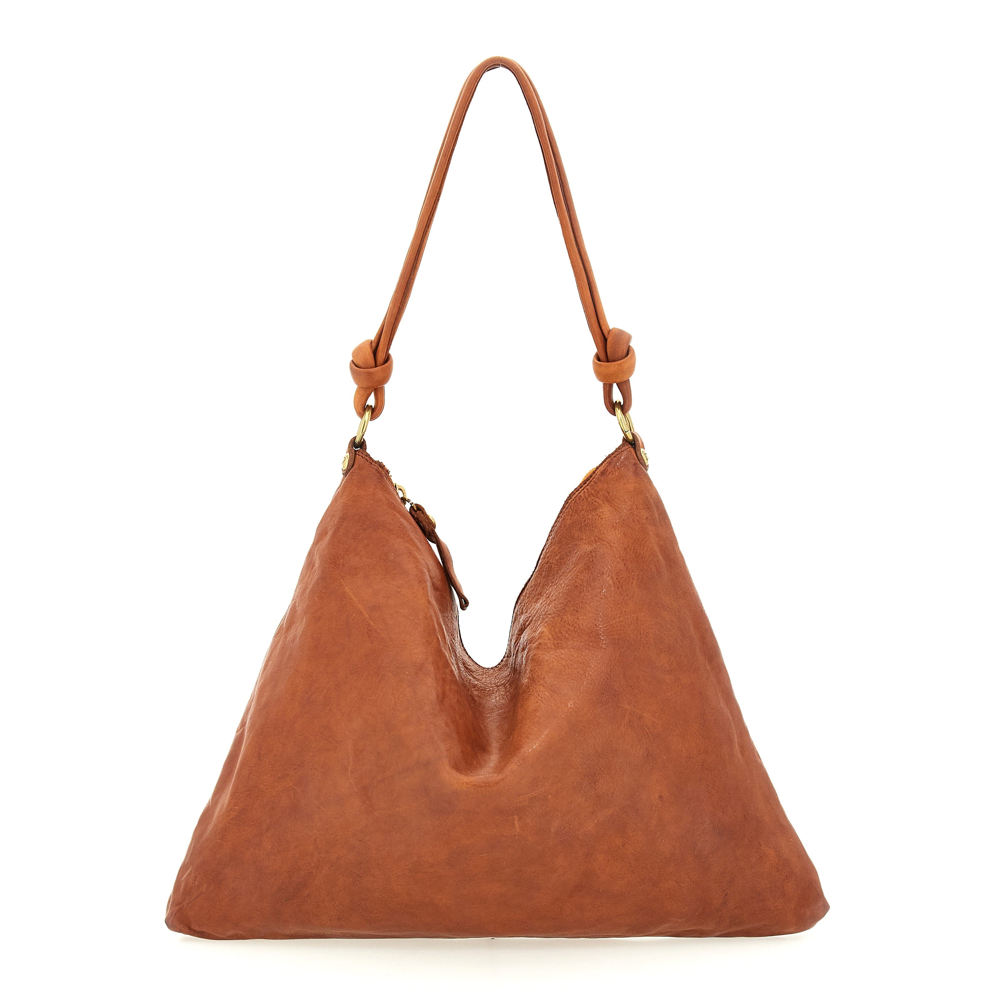 Ebano skuldertaske - Cognac